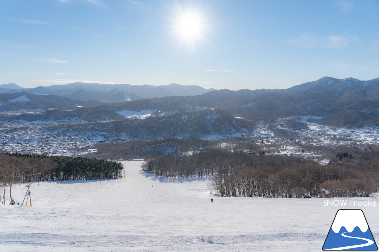 札幌藻岩山スキー場｜本日、雲一つ無い快晴！札幌藻岩山の全10コースの滑走にチャレンジ(^^)/